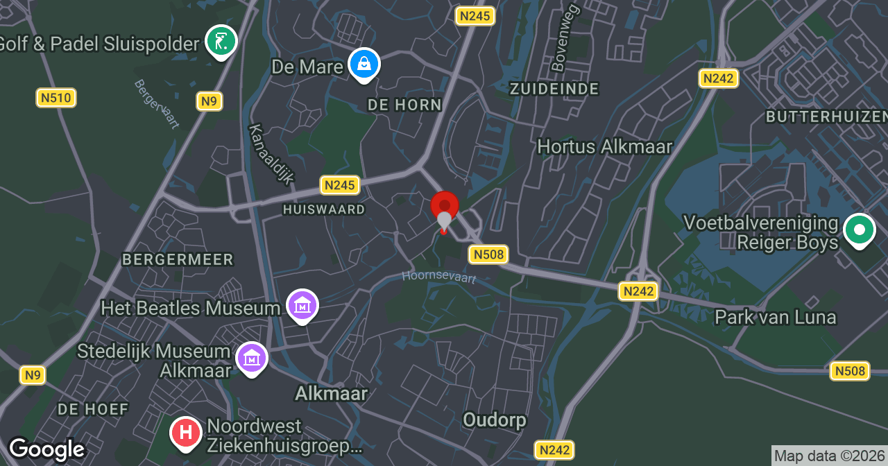 Kaart van de meldlocatie