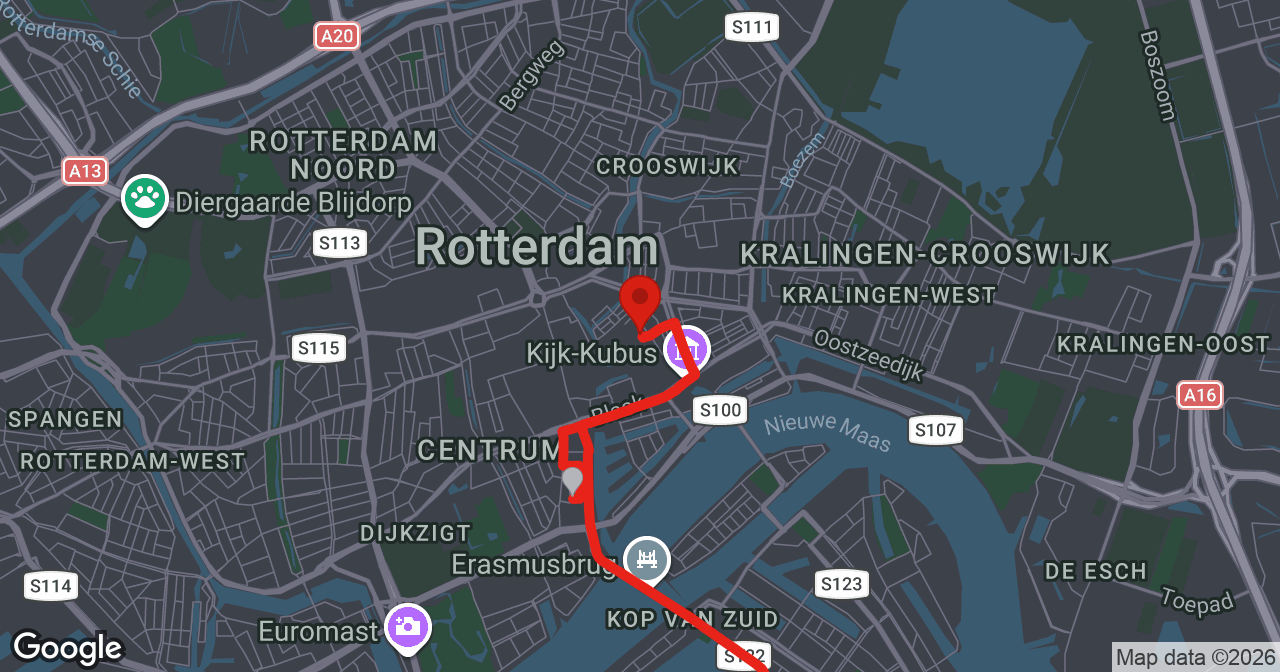 Kaart van de meldlocatie