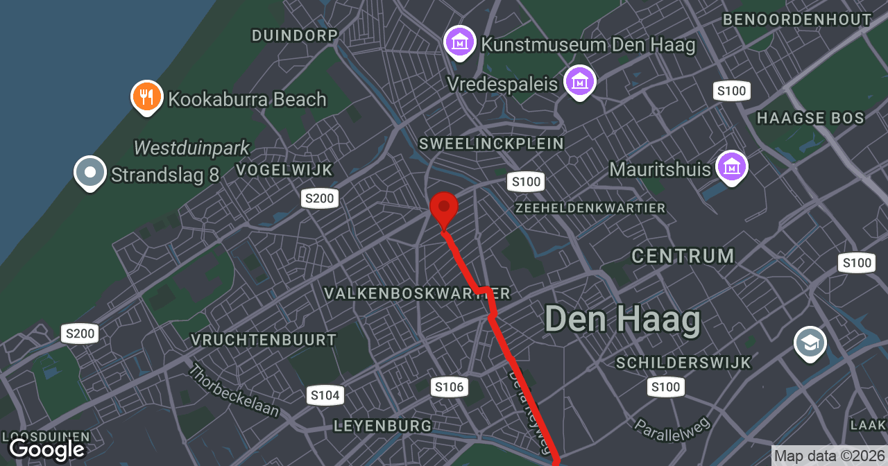 Kaart van de meldlocatie