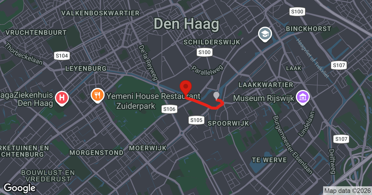 Kaart van de meldlocatie