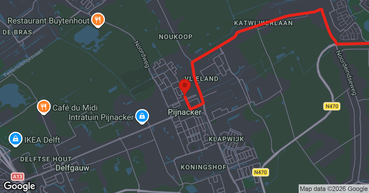Kaart van de meldlocatie
