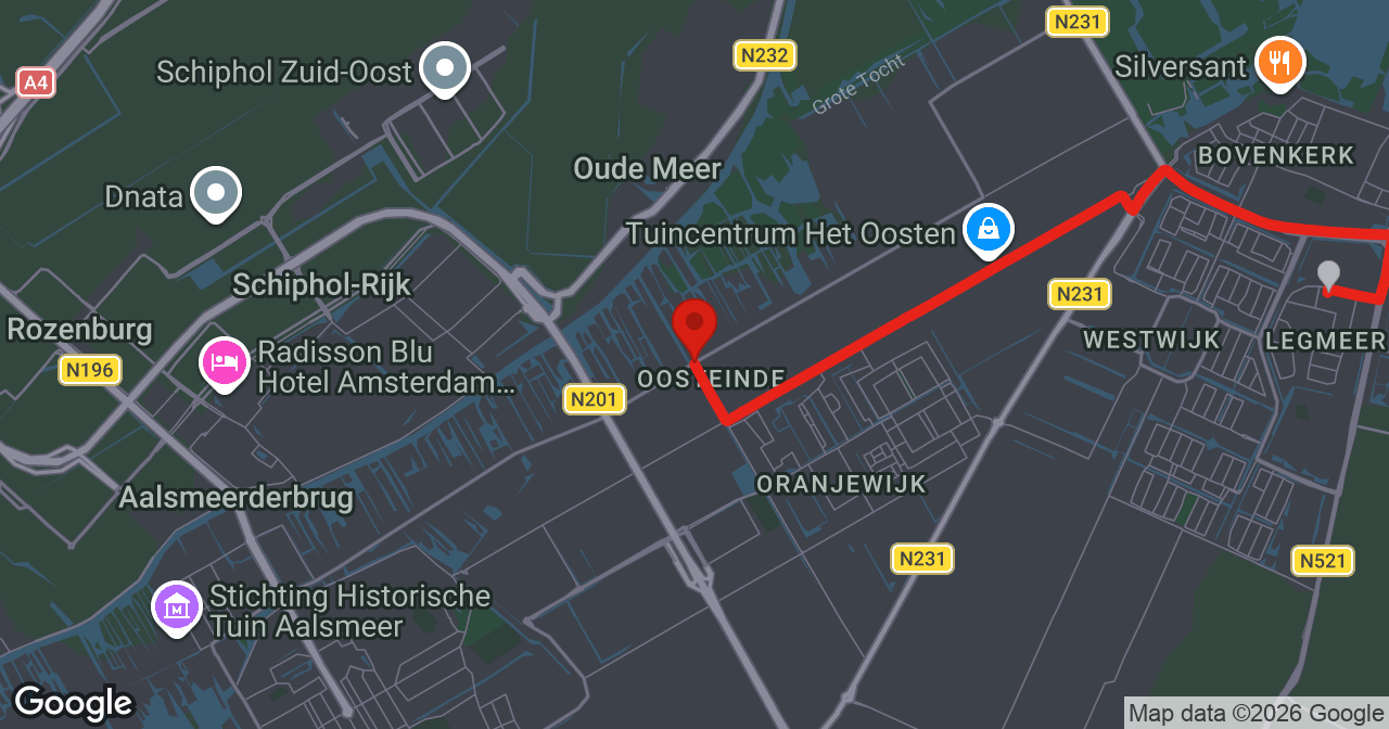 Kaart van de meldlocatie