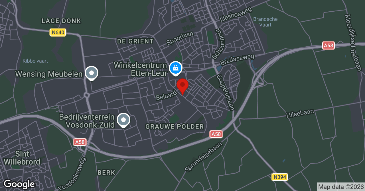 Kaart van de meldlocatie