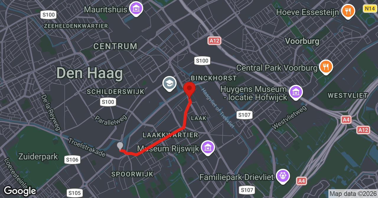 Kaart van de meldlocatie