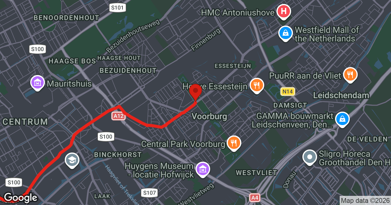 Kaart van de meldlocatie