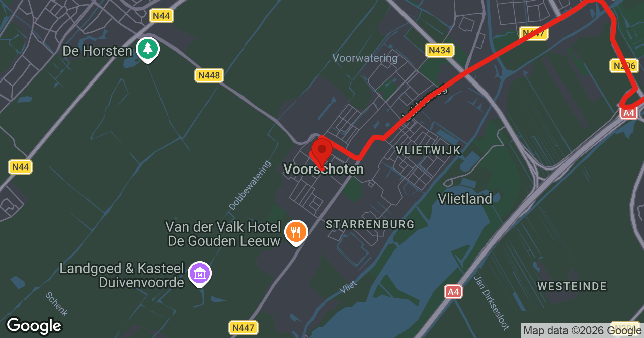 Kaart van de meldlocatie