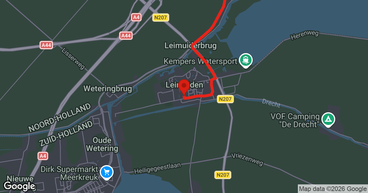 Kaart van de meldlocatie