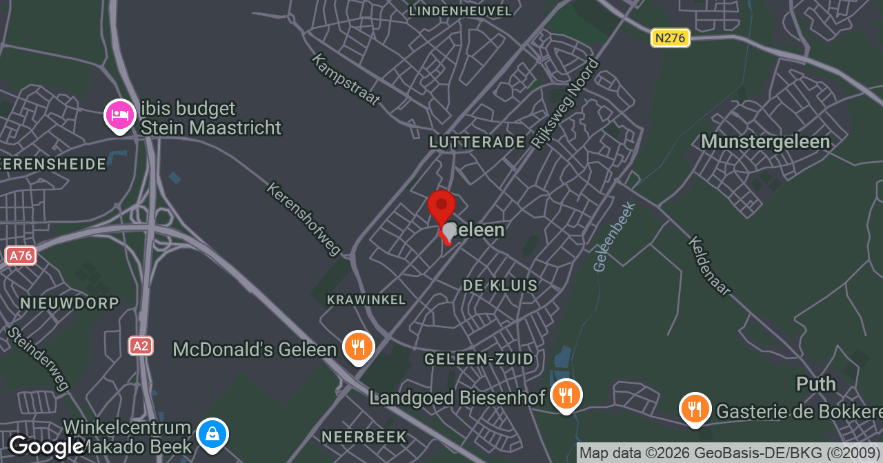 Kaart van de meldlocatie