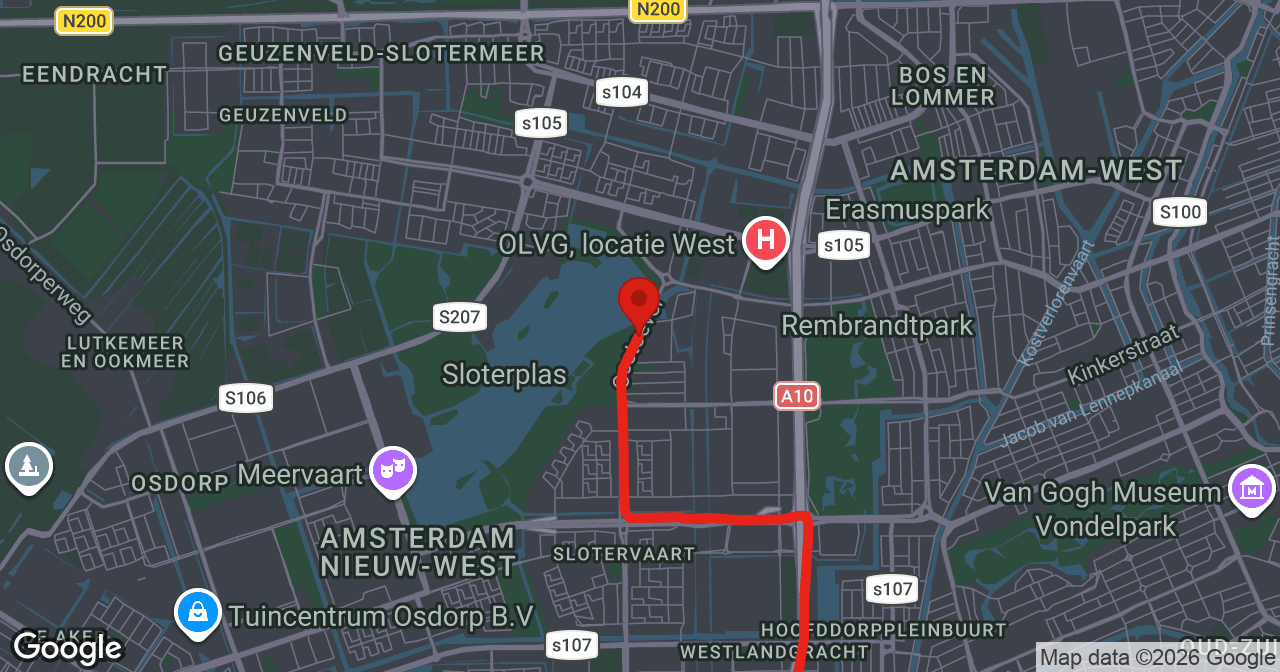 Kaart van de meldlocatie