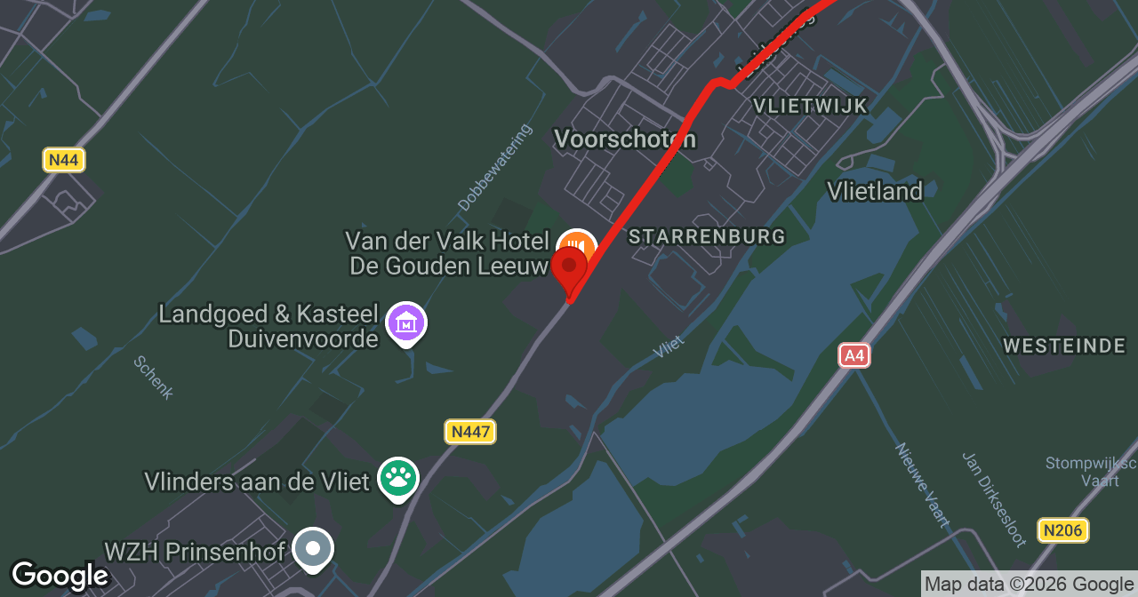 Kaart van de meldlocatie
