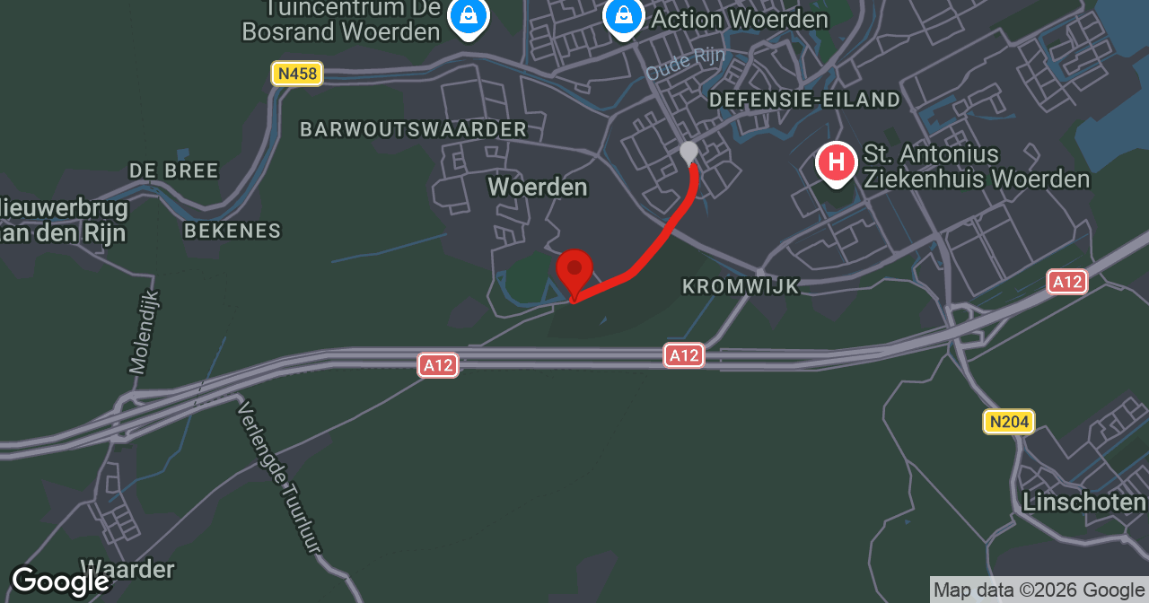 Kaart van de meldlocatie