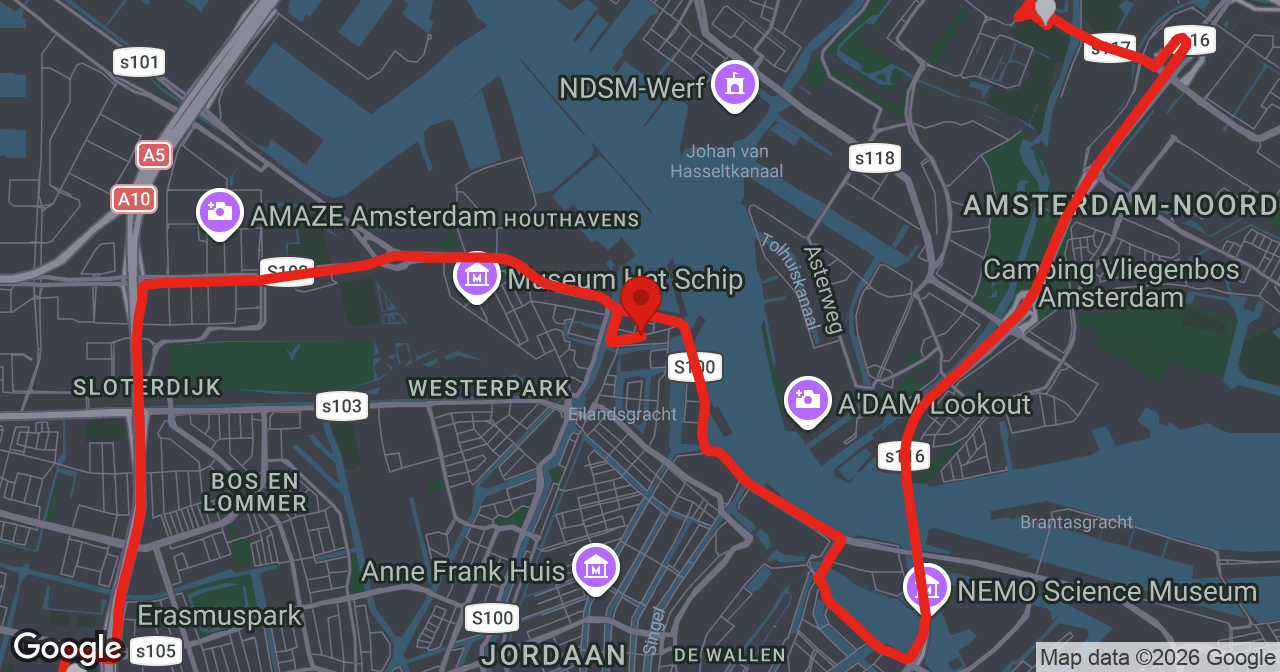 Kaart van de meldlocatie