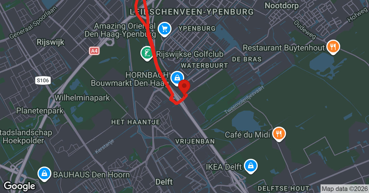 Kaart van de meldlocatie
