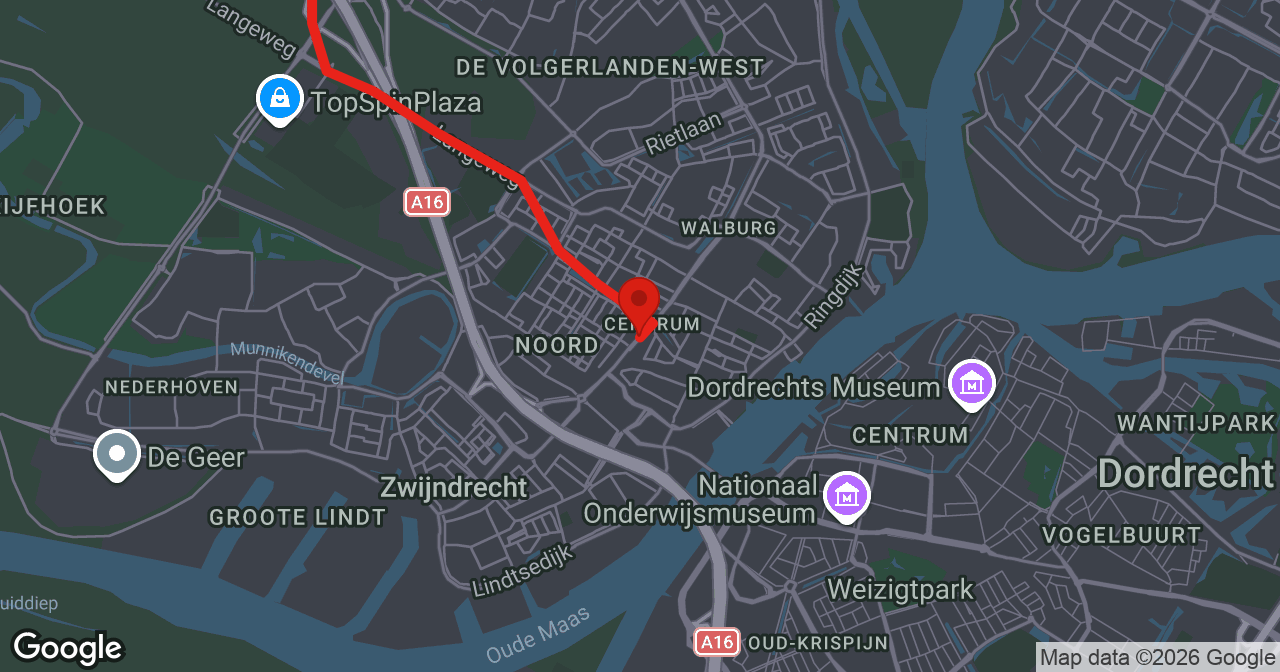 Kaart van de meldlocatie