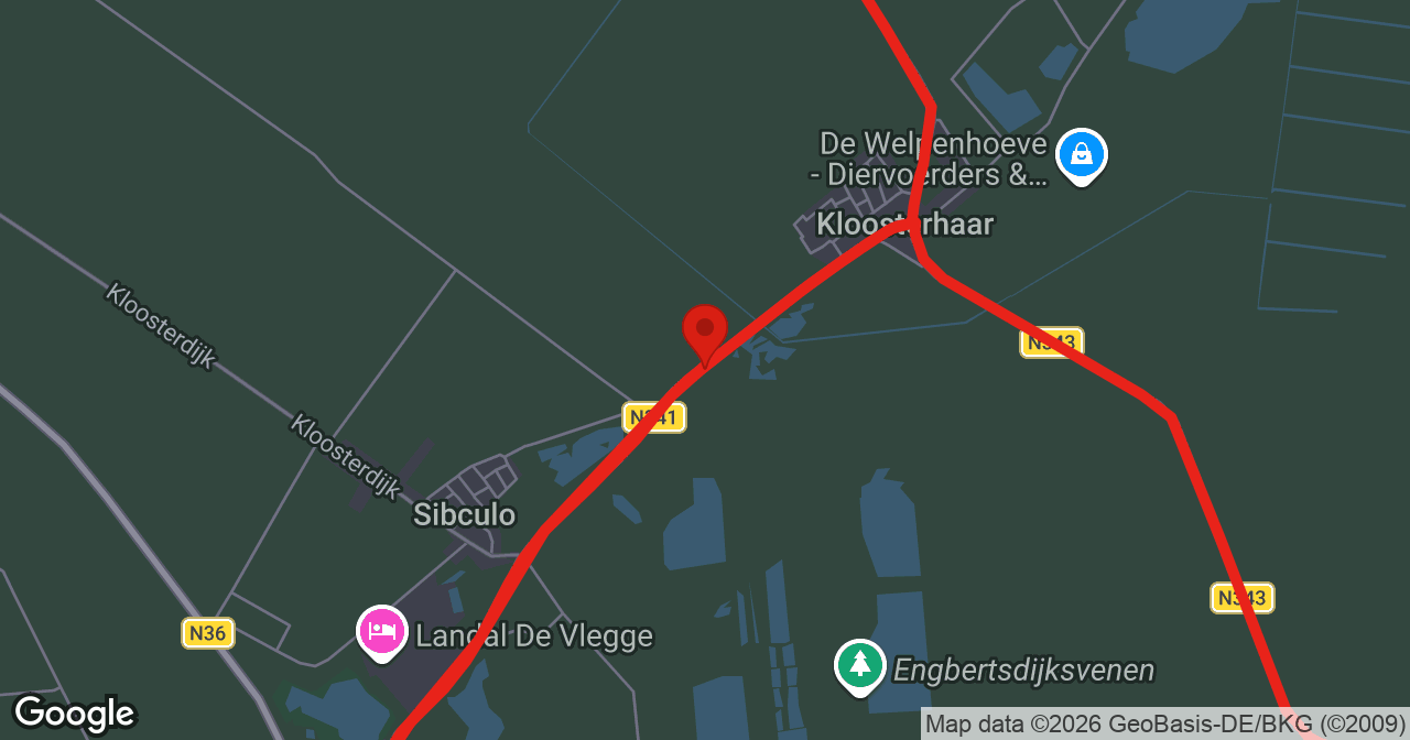 Kaart van de meldlocatie