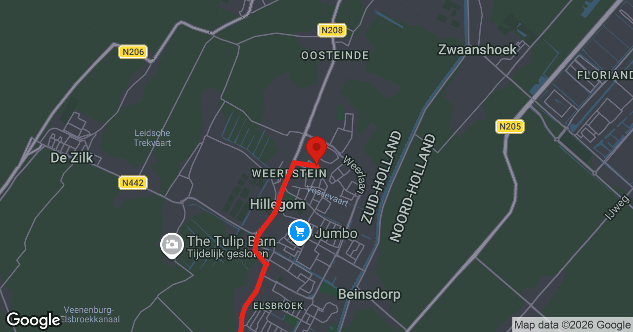 Kaart van de meldlocatie