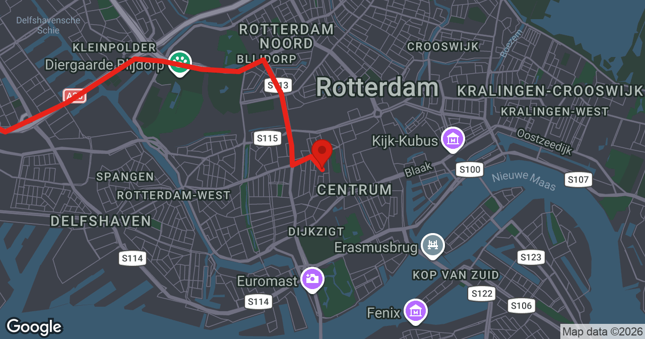 Kaart van de meldlocatie