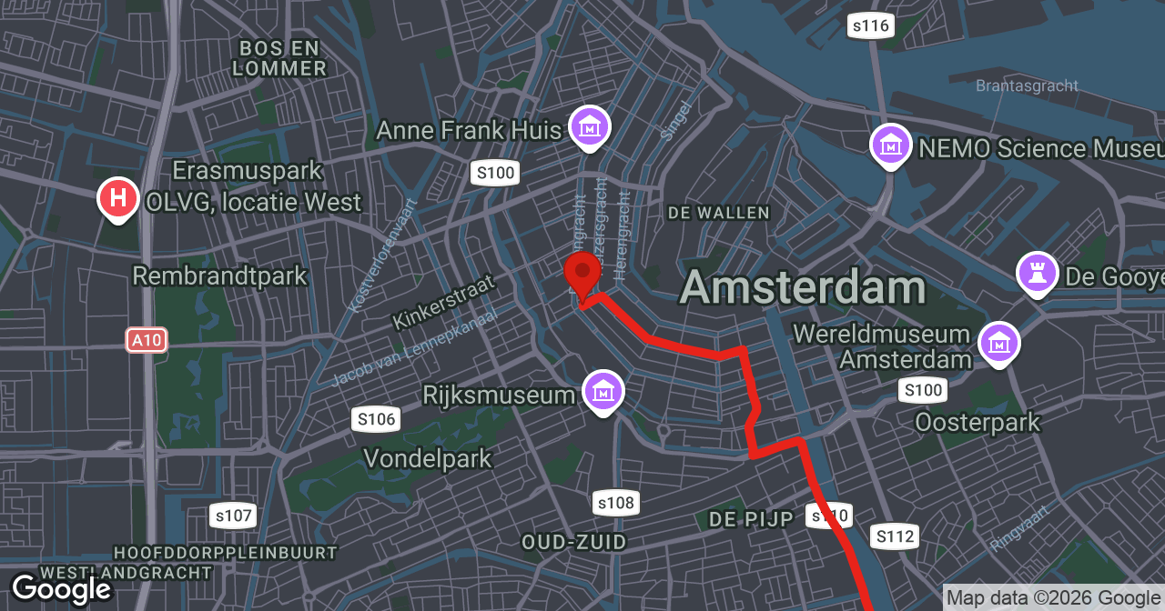 Kaart van de meldlocatie