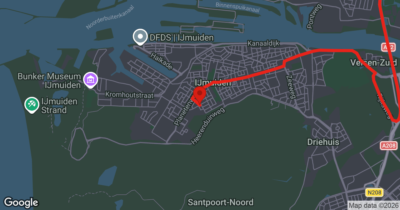 Kaart van de meldlocatie