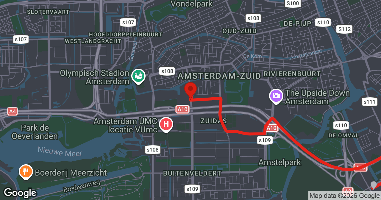 Kaart van de meldlocatie