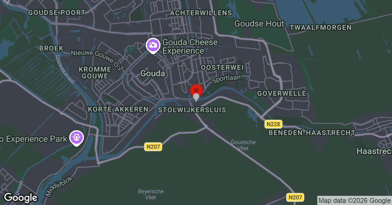 Kaart van de meldlocatie