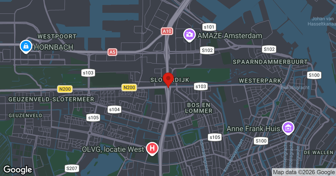 Kaart van de meldlocatie