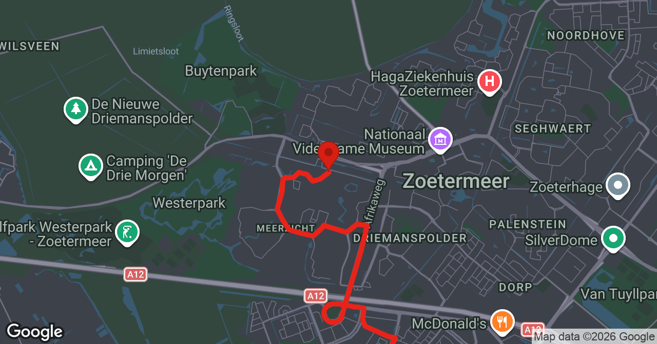 Kaart van de meldlocatie