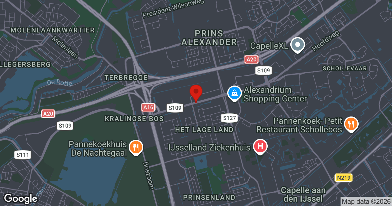 Kaart van de meldlocatie