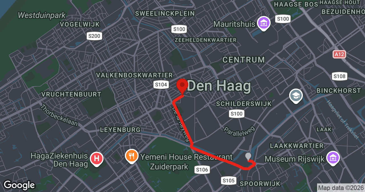 Kaart van de meldlocatie