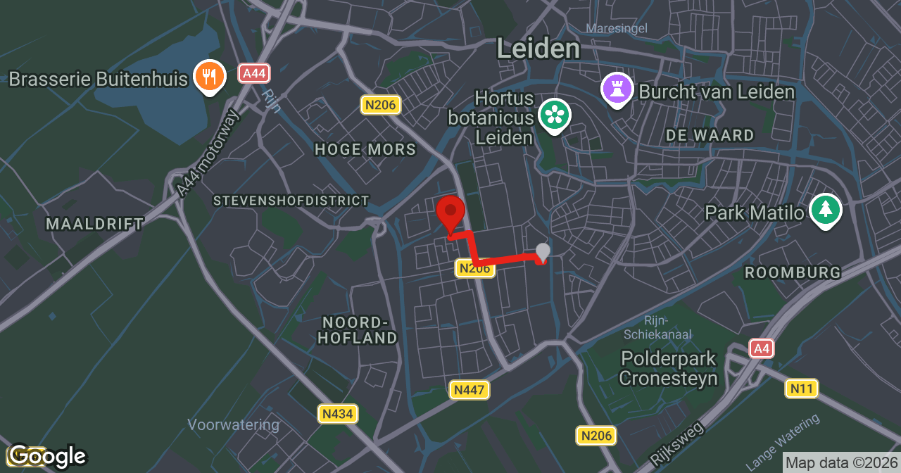 Kaart van de meldlocatie