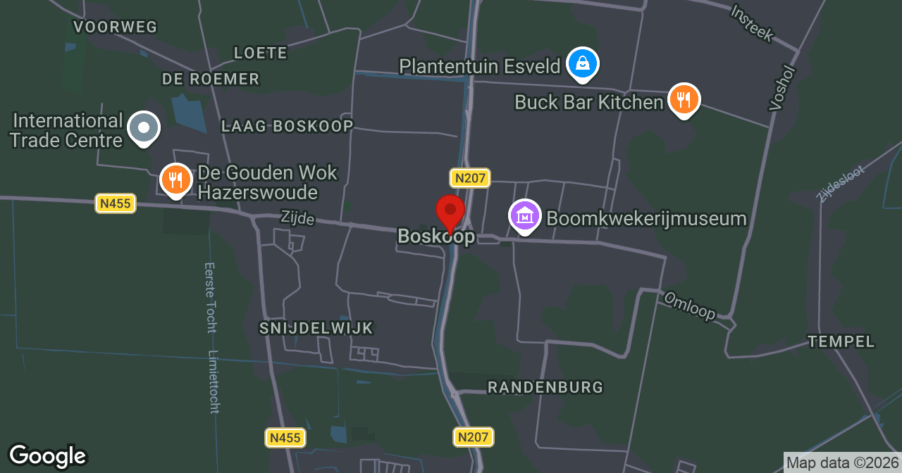 Kaart van de meldlocatie