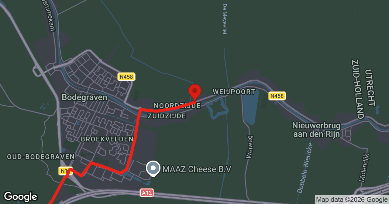 Kaart van de meldlocatie