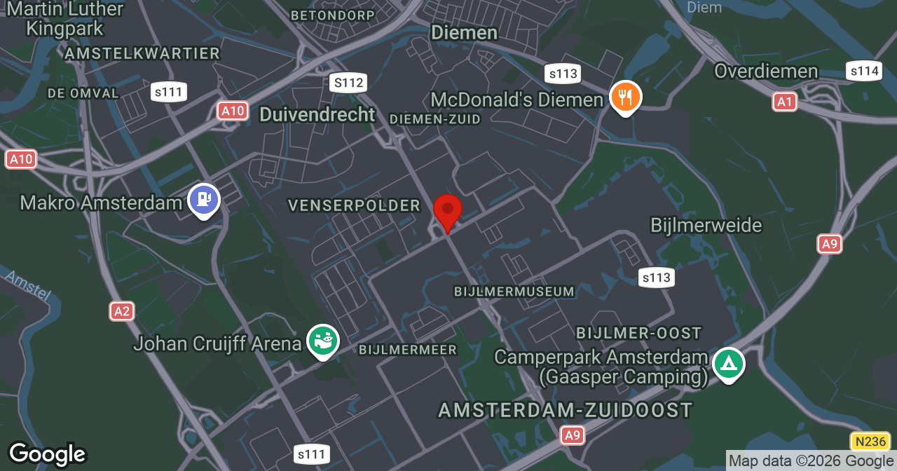 Kaart van de meldlocatie