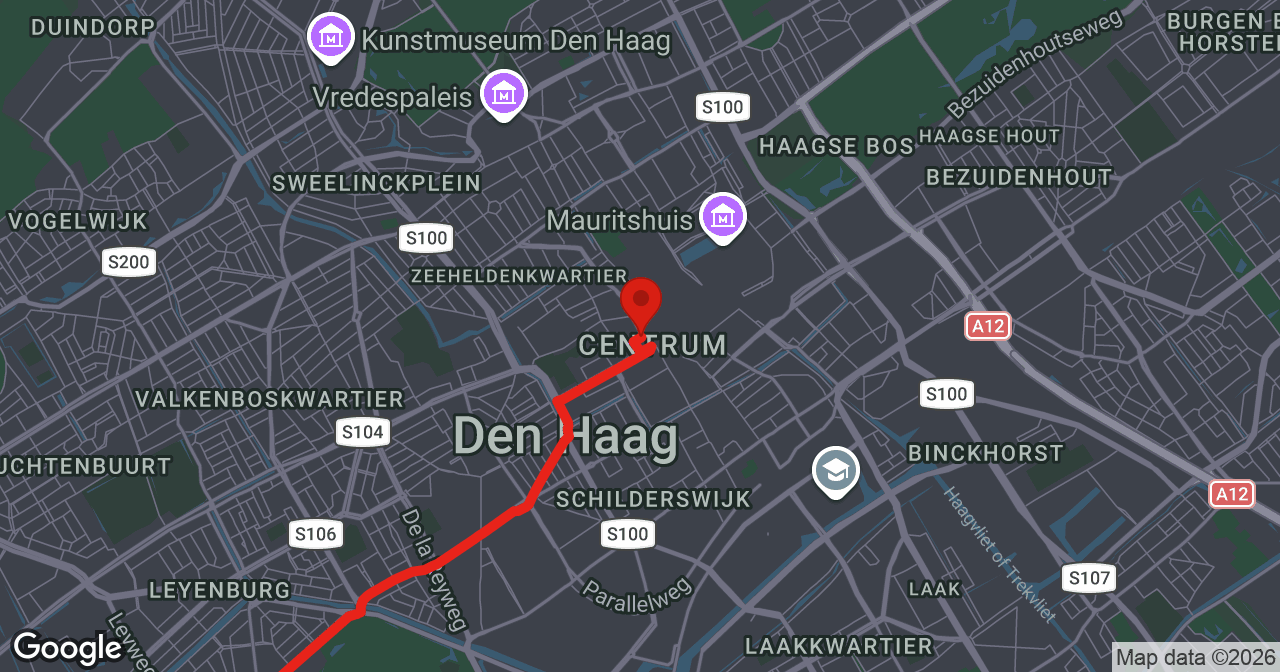 Kaart van de meldlocatie