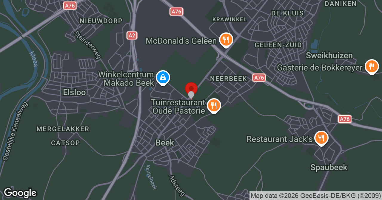 Kaart van de meldlocatie