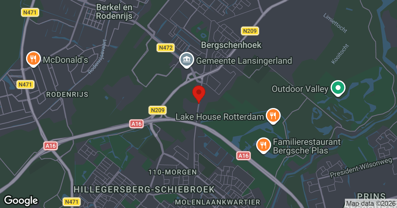Kaart van de meldlocatie