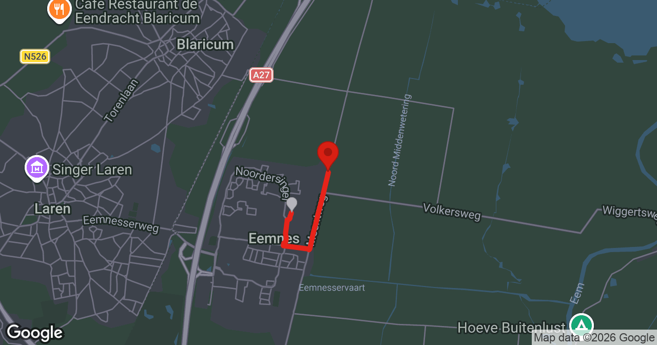 Kaart van de meldlocatie