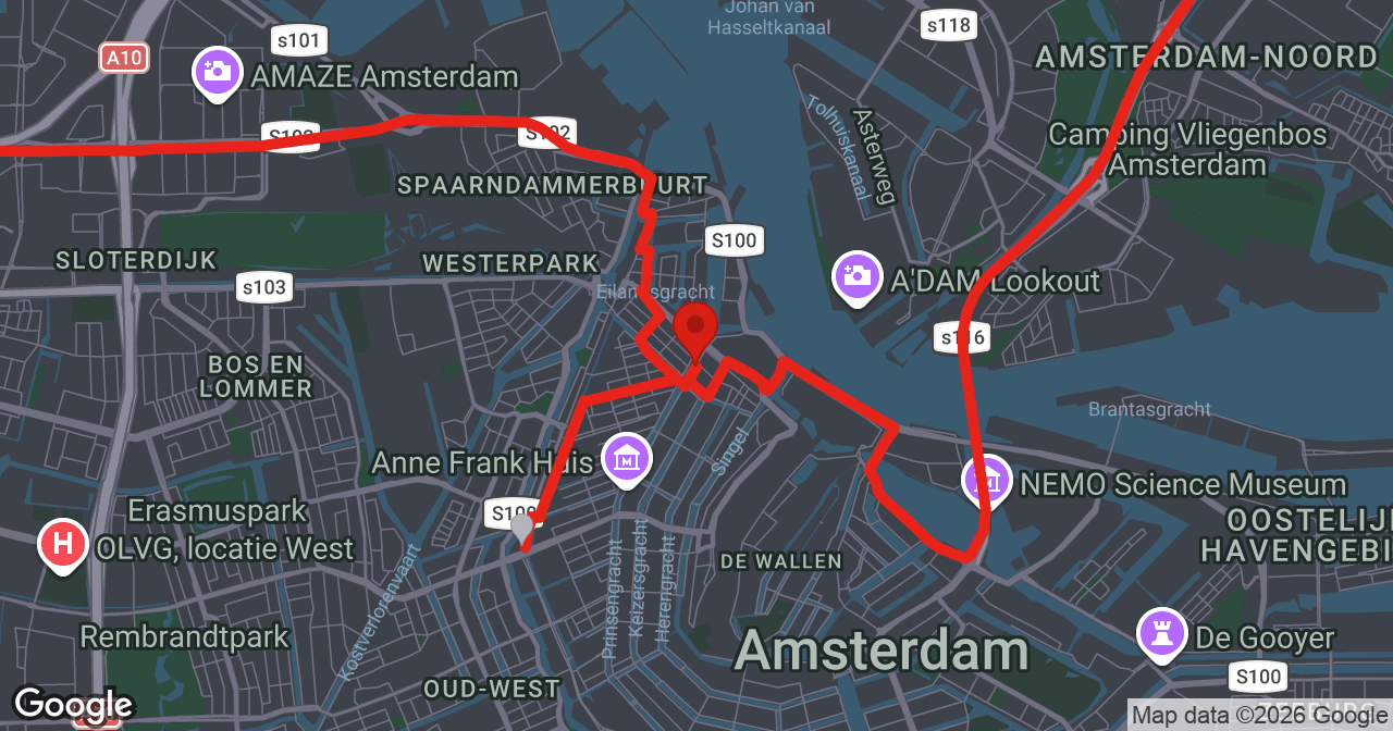 Kaart van de meldlocatie
