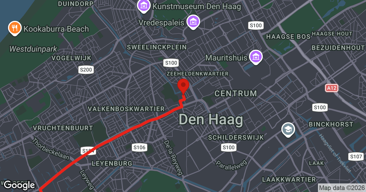 Kaart van de meldlocatie