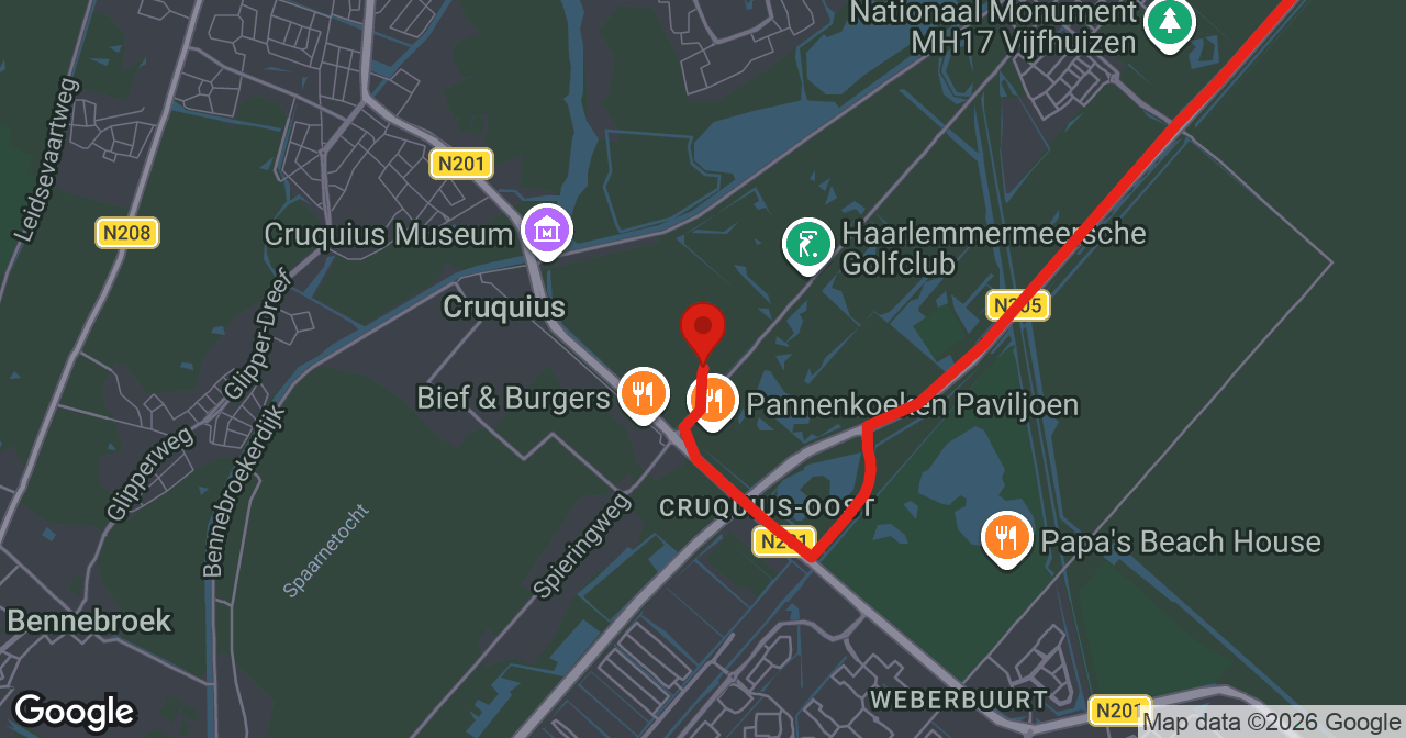 Kaart van de meldlocatie