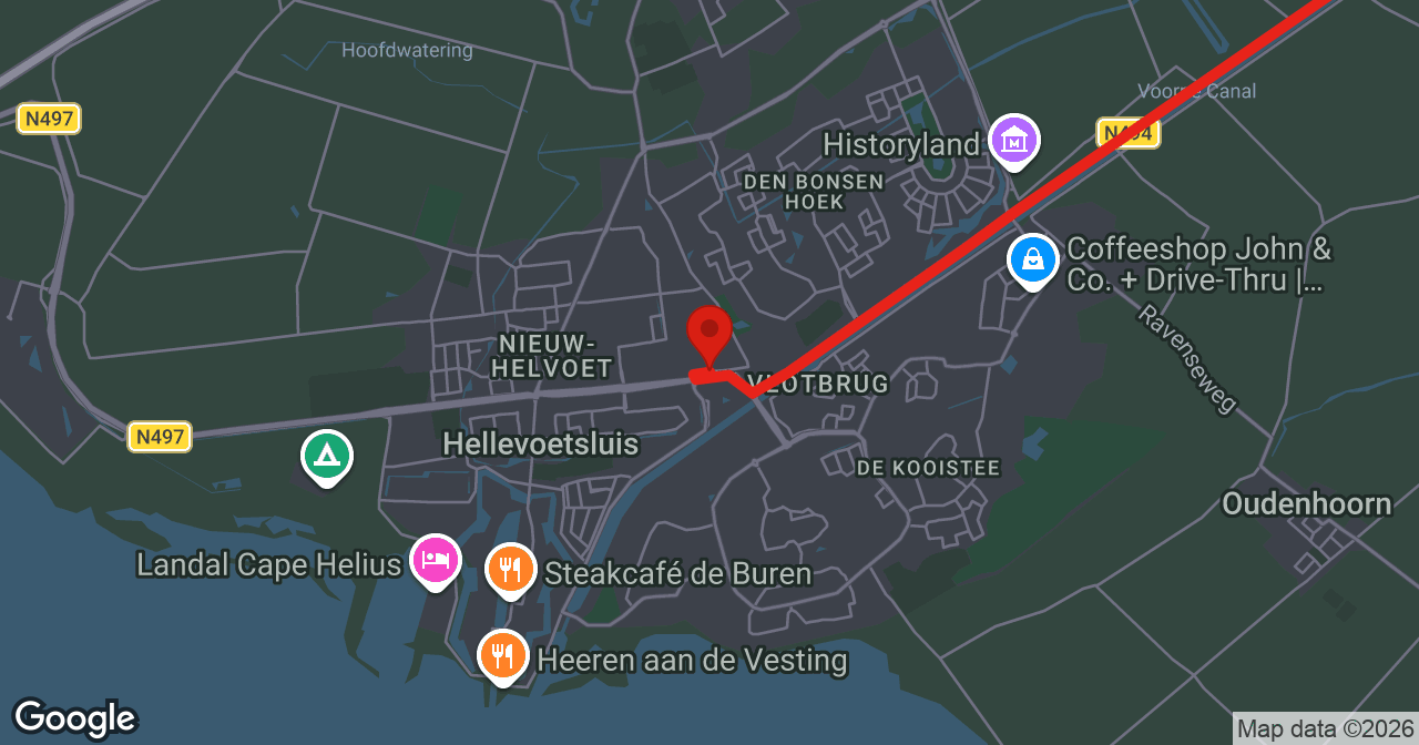 Kaart van de meldlocatie