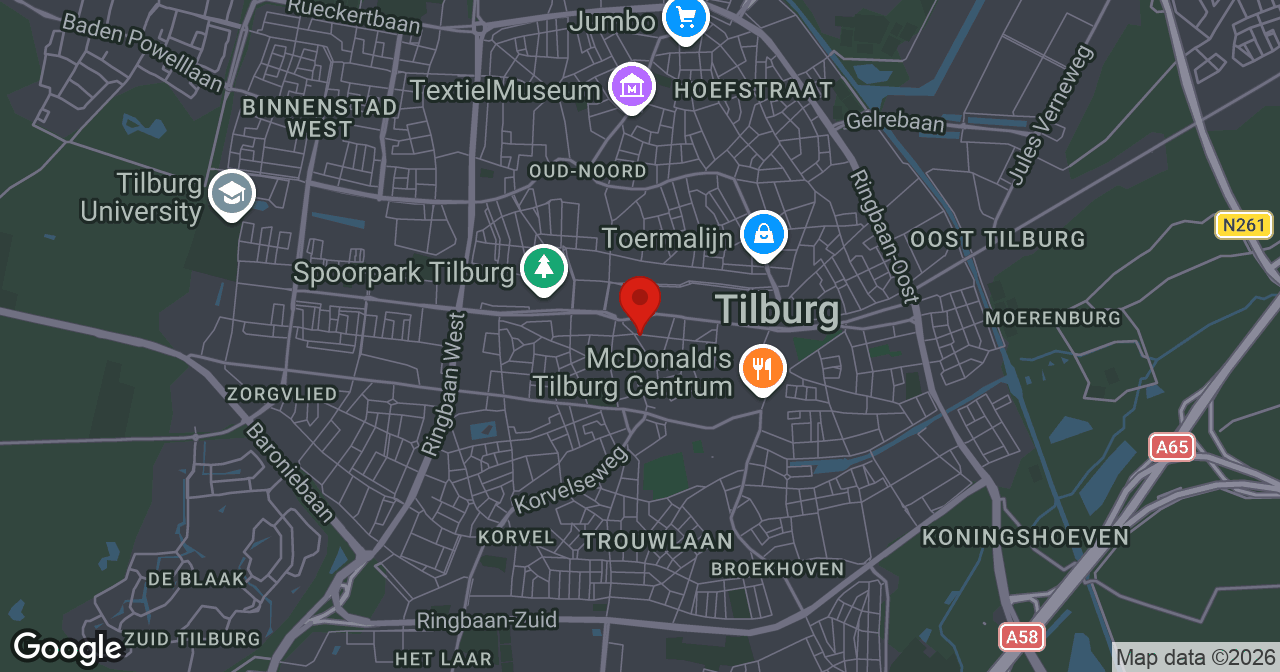 Kaart van de meldlocatie