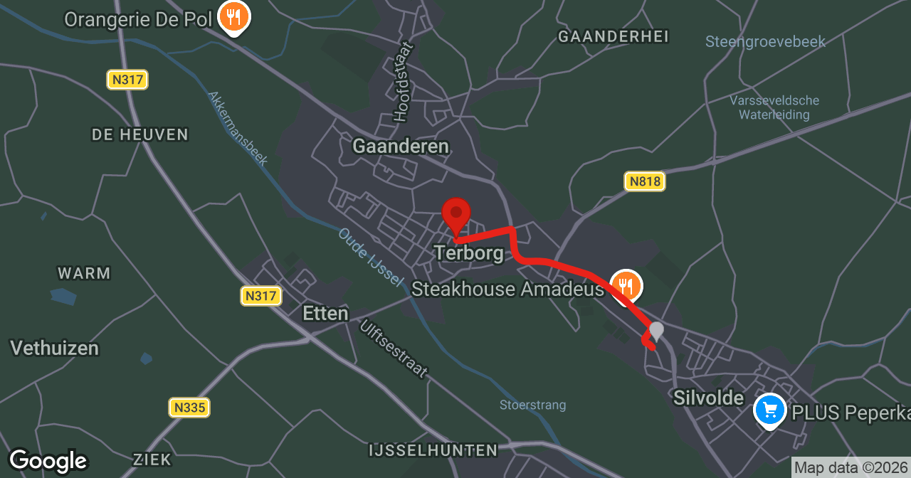 Kaart van de meldlocatie