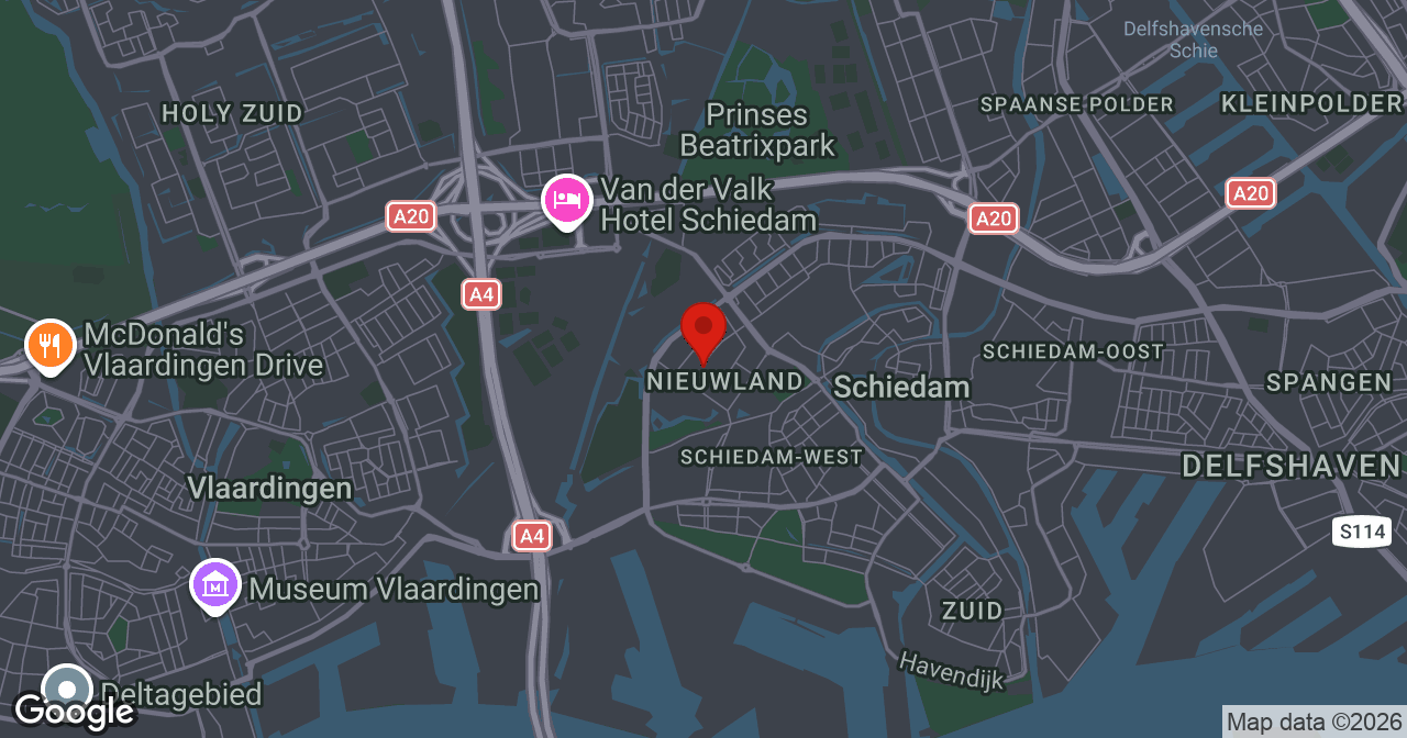 Kaart van de meldlocatie