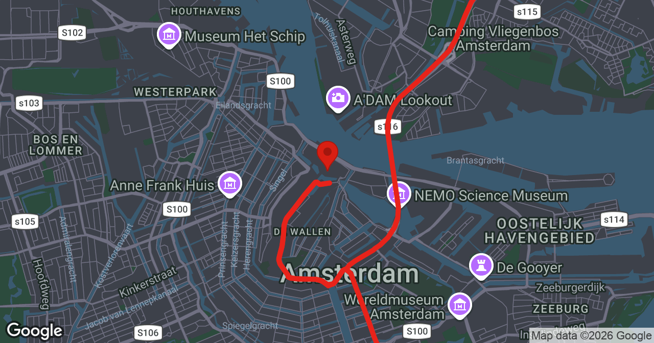 Kaart van de meldlocatie