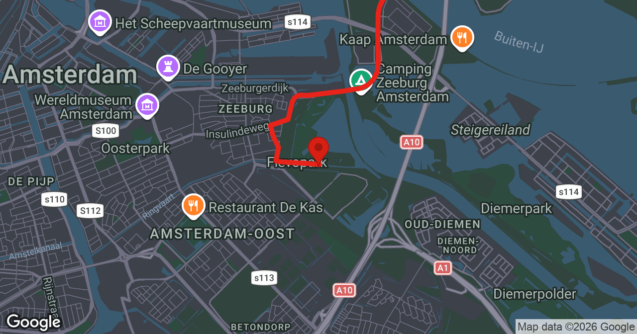 Kaart van de meldlocatie
