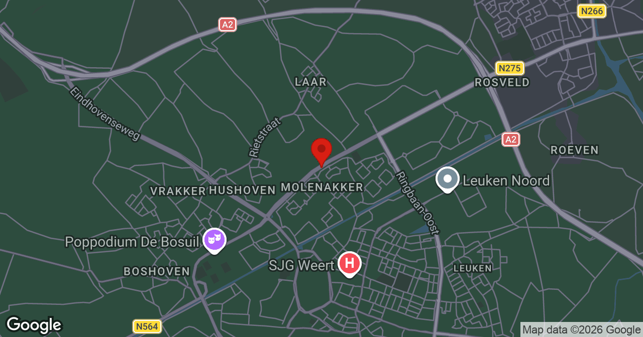 Kaart van de meldlocatie
