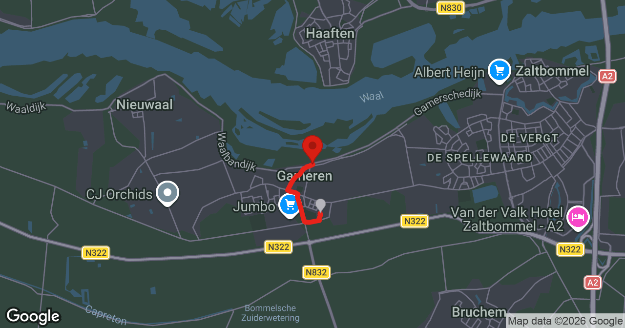 Kaart van de meldlocatie