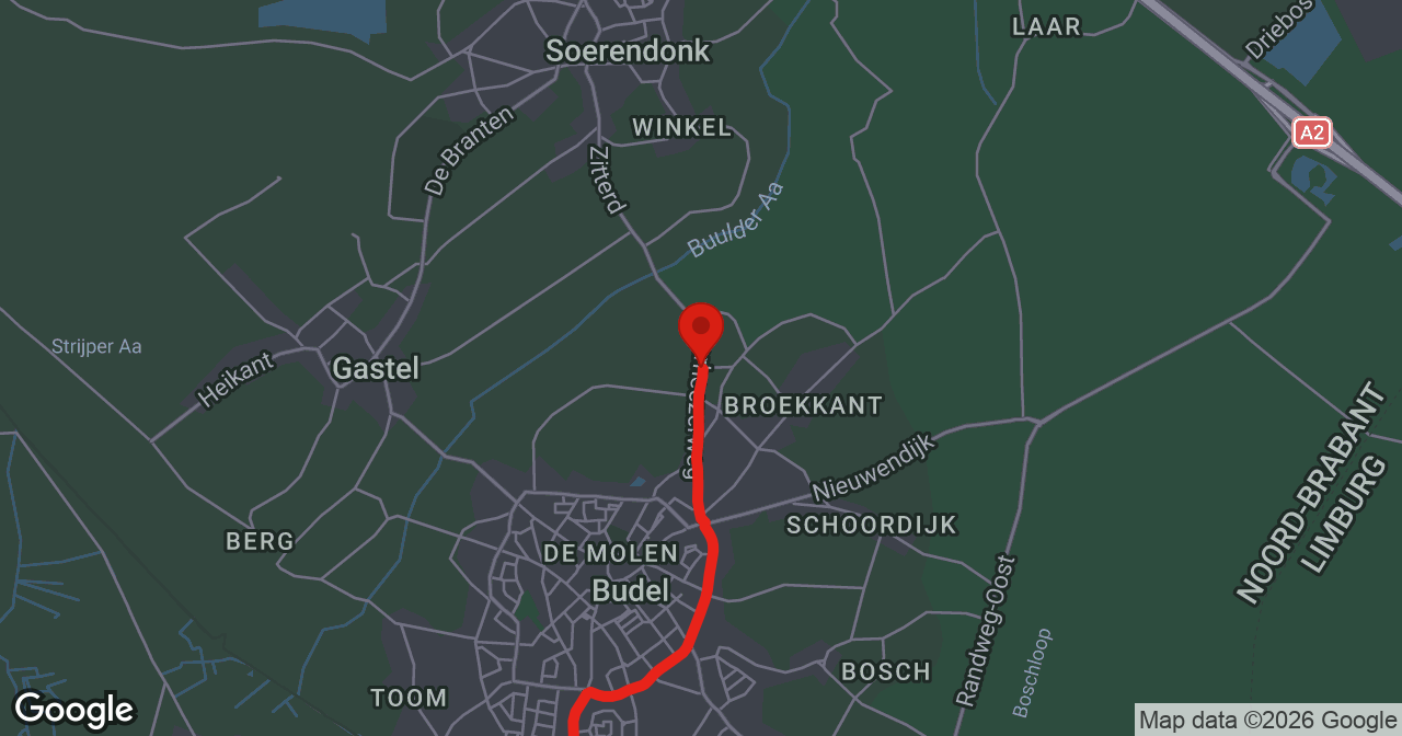 Kaart van de meldlocatie