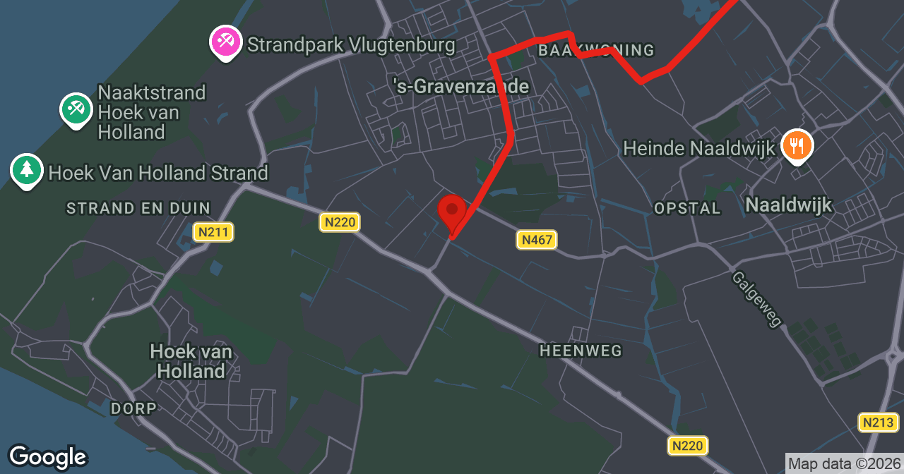 Kaart van de meldlocatie